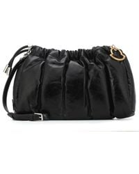 Moncler Pochette Seashell en cuir matelassé - Noir