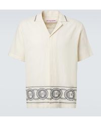 Orlebar Brown - Maitan Printed Cotton Bowling Shirt - Lyst