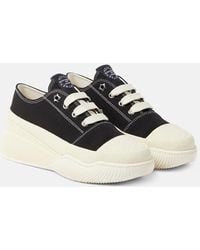 Stella McCartney - Loop Canvas Low-Top Sneakers - Lyst