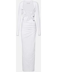 Christopher Esber - Maxikleid Venus Plunge Aus Jersey - Lyst
