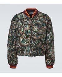 Dries Van Noten - Embellished Bomber Jacket - Lyst
