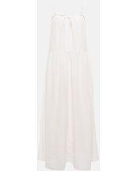 Velvet - Farrah Cotton And Silk Maxi Dress - Lyst