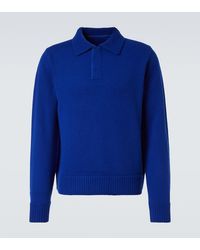 Sacai - Wool Polo Sweater - Lyst
