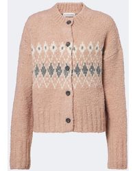 Altuzarra - Haven Fair Isle Wool Cardigan - Lyst