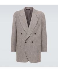 Giorgio Armani - Blazer Aus Jacquard - Lyst