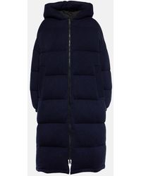 Yves Salomon - Wool And Cashmere Down Coat - Lyst