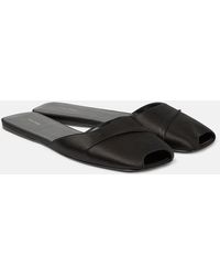 The Row - Slippers Milla Aus Satin - Lyst