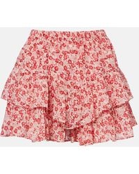 Isabel Marant - Jocadia Floral Cotton Skort - Lyst