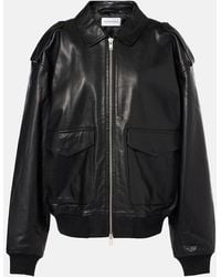 Frankie Shop - Viper Leather Jacket - Lyst