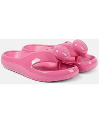 Loewe - Paula's Ibiza Foam Pebble Thong Sandals - Lyst