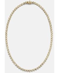 Octavia Elizabeth - Blossom 18Kt Tennis Necklace With Diamonds - Lyst