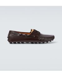 Tod's - Mokassins Gommino Bubble Aus Leder - Lyst
