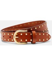 Isabel Marant - Zap Studded Leather Belt - Lyst