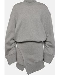 The Attico - Minikleid Ivory Aus Baumwolle - Lyst