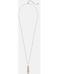 Messika - Move 10Th 18Kt Rose Pendant Necklace With Diamonds - Lyst
