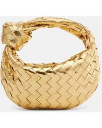 Bottega Veneta - Jodie Intrecciato Metallic Leather Tote Bag - Lyst