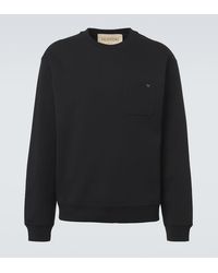 Valentino - Vgold Cotton-Blend Jersey Sweatshirt - Lyst