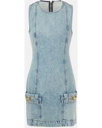 Stella McCartney - Abito Corto Di Jeans - Lyst