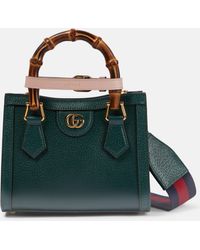 Gucci - Diana Mini Leather Tote Bag - Lyst