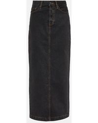 Wardrobe NYC - Denim Maxi Skirt - Lyst