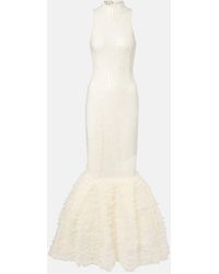 ROTATE BIRGER CHRISTENSEN - Verzierte Robe Mit Pailletten - Lyst