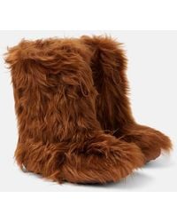 Tod's - Shearling Ankle Boots - Lyst
