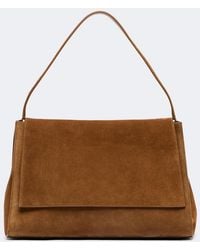 Nour Hammour - Amal Suede Shoulder Bag - Lyst