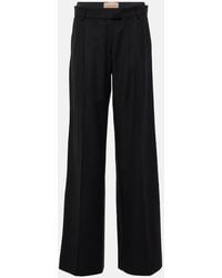 AYA MUSE - Conso Low-Rise Wide-Leg Wool Pants - Lyst