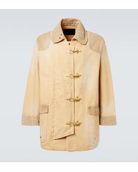 Wales Bonner - Sierra Corduroy-Trimmed Canvas Jacket - Lyst
