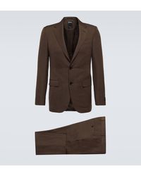 Zegna - Wool And Linen Suit - Lyst