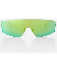 Bottega Veneta - Light Ribbon Shield Sunglasses - Lyst