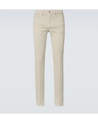 FRAME - High-Rise Slim Jeans - Lyst