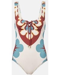 La DoubleJ - Sunset Printed Swimsuit - Lyst