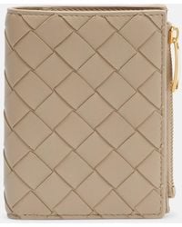 Bottega Veneta - Intrecciato Small Leather Wallet - Lyst