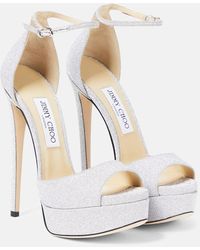 Jimmy Choo - Sandali Max 150 Con Plateau - Lyst