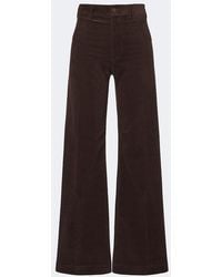 Polo Ralph Lauren - Cotton Corduroy Flared Pants - Lyst