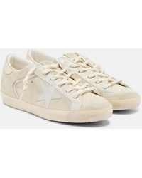 Golden Goose - Super Star Suede Sneakers - Lyst