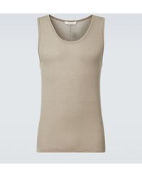Lemaire - Top Aus Rippstrick - Lyst