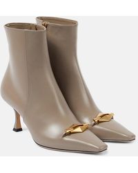 Jimmy Choo - Ryker 70 Leather Ankle Boots - Lyst