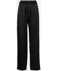 Isabel Marant - Kendry Satin Wide-Leg Pants - Lyst