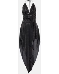 Alexandre Vauthier - Sequined Halterneck Minidress - Lyst