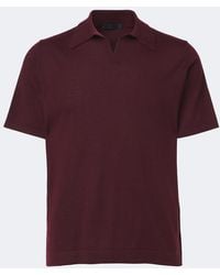 Saman Amel - David Cashmere And Silk Polo Shirt - Lyst