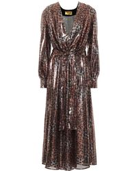 MSGM Vestito longuette - Marrone