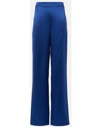 JOSEPH - New Sahel Silk Straight Pants - Lyst