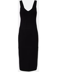 Max Mara - Teak Knitted Midi Dress - Lyst