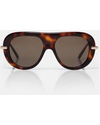 Loewe - Slim Flat-Top Sunglasses - Lyst