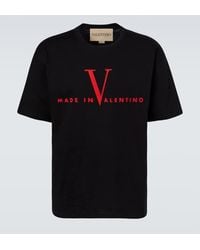 Valentino - T-Shirt Aus Baumwoll-Jersey - Lyst