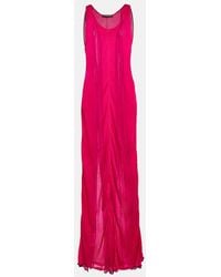 Y. Project - Chiffon Maxi Dress - Lyst