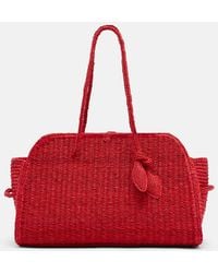 Jacquemus - Turismo Small Raffia Bowling Bag - Lyst