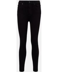 7 For All Mankind - Aubrey High-Rise Skinny Jeans - Lyst